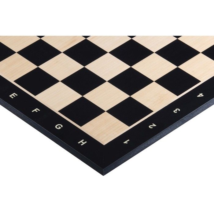 Échiquier No. 5+ (avec description) avec cadre en noyer noir/érable ( marqueterie) - Exclusif - Jeux - Jouets