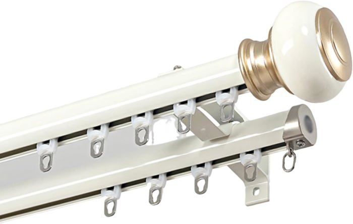 Kit De Rails De Rideaux Coulissants, Montage Au Plafond Ou Au