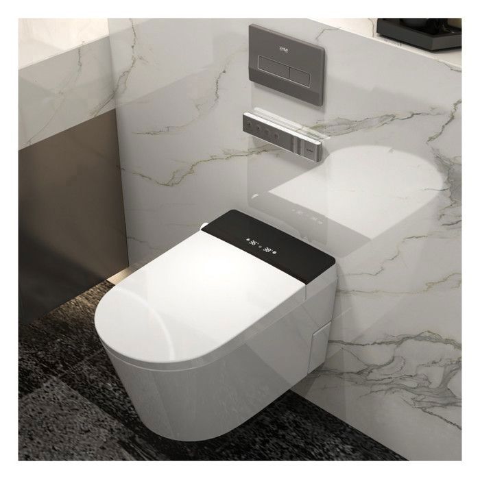 MEJE 20P T Toilettes suspendues intelligentes avec bidet integre siege chauffant secheur d air chaud chasse d eau Cdiscount Bricolage