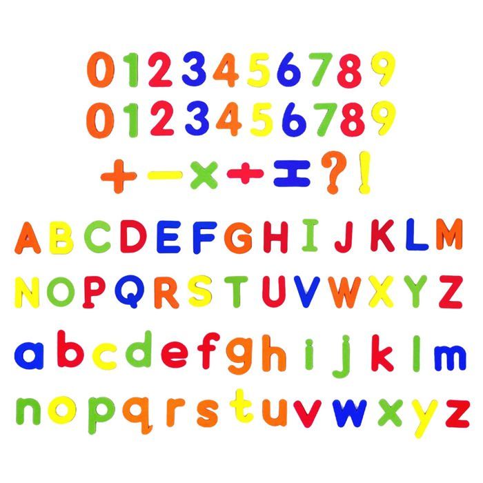 JEU DAPPRENTISSAGE Lot de 79 jouets magnétiques colorés alphabet numérotés pour enfants jouets éducatifs jouets tout-petits -