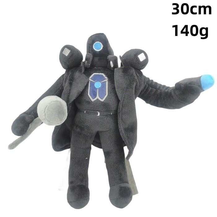 Zaloife Peluche Jouet Monstre Bleu 40cm - Peluche Horreur Douce Figurine Cadeau Pour Enfants