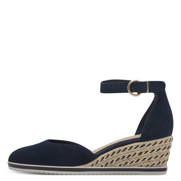 tamaris Espadrilles compensées - TAMARIS - Bleu - Femme - Daim