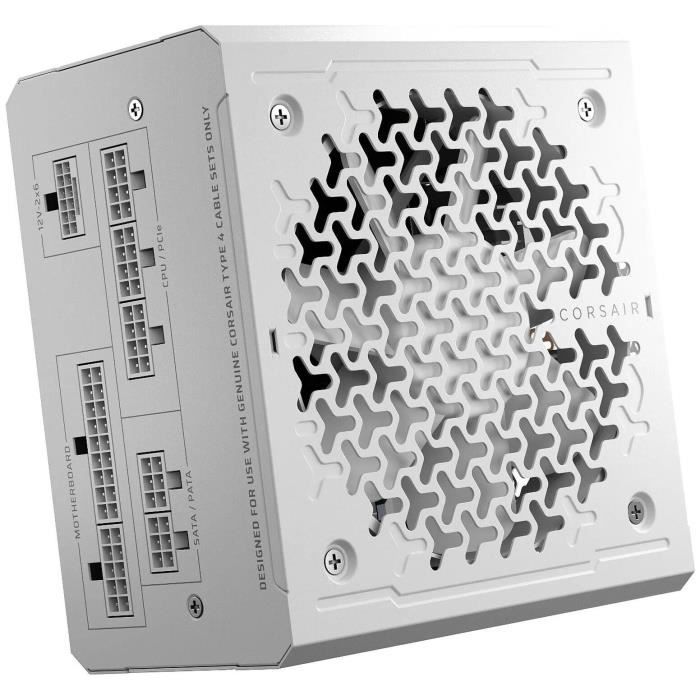 Alimentation PC - CORSAIR - RM850e White - 850 W - ATX 3.1 - 80 PLUS Gold