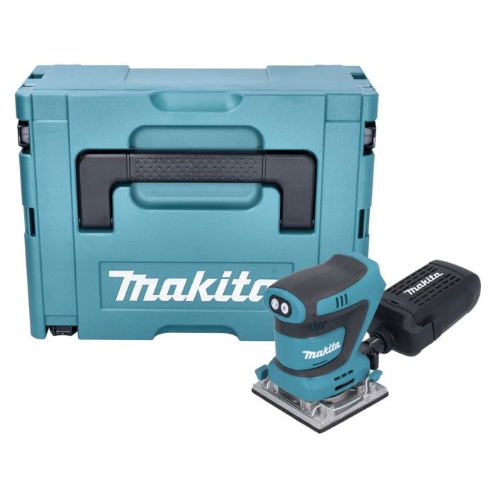 Makita DBO 484 ZJ Ponceuse vibrante sans fil 18 V 112 x 102 mm + Makpac sans batterie sans chargeur