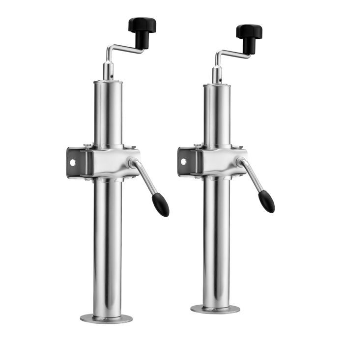 XPOtool 2 Béquilles de support – 130 x 90 x 760 mm – capacité 2000 kg – Réglables en hauteur 510-760 mm – avec 2 Colliers Ø 48 mm –