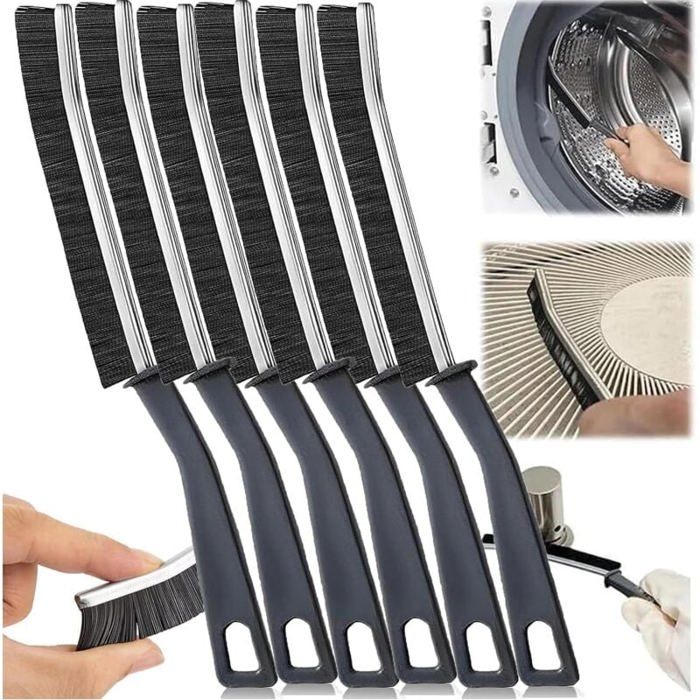 YAGE Lot De 6 Brosse Nettoyage Joints & Fentes – Manche Long Poils Durs, Idéale Cuisine, Salle De Bain, Voiture