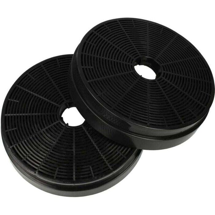 2x Filtres à charbon actif compatible avec Klarstein Alina Alina 90 Aurica 60 Aurica 90 Balzac Silent 90 Down Under hotte asp