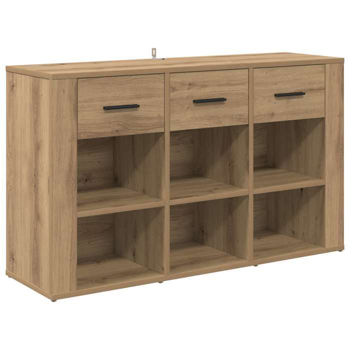 Buffet - vidaXL - bois dingénierie - chêne artisanal - facile à nettoyer - pour salon - 100 x 30 x 595 cm 170pbq64k