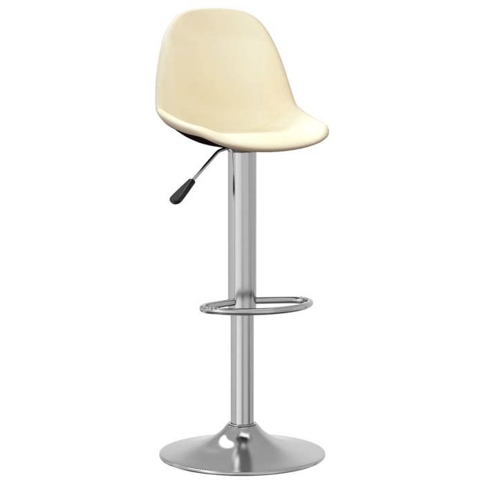 Les SoldesTabourets de bar Tabourets Cuisine - (2 pcs) - 2 personnes - crème tissu(41x45x(90 - 112) cm) xwh67m