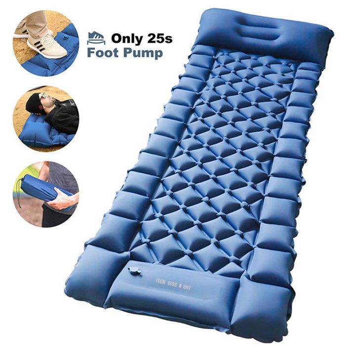 Matelas gonflable fournitures de plein air simple  - Dofilo -  portable pique-nique camping plage tpu couture pied tissu composite l