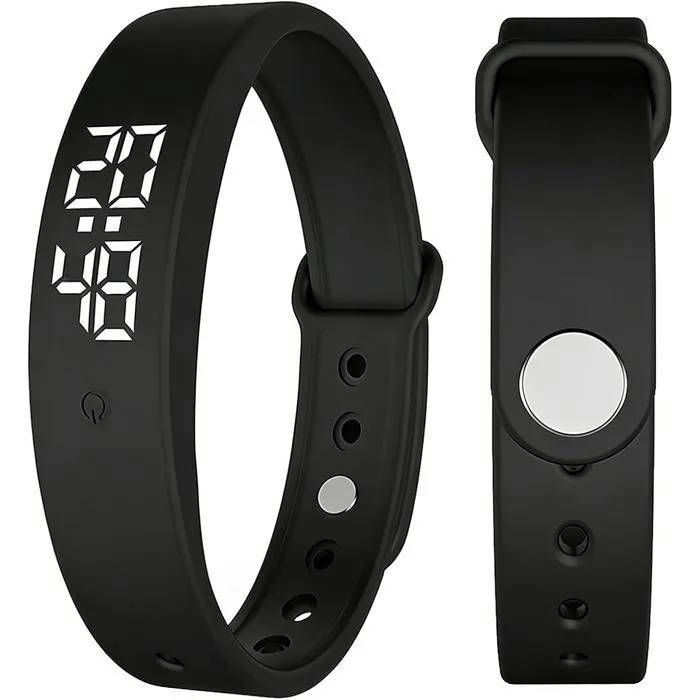 Bracelet Réveil Vibrant Montre de Réveil avec Vibration Douce pour Enfants et Adultes Bracelet Réveil Vibrant Montre de Réveil avec Vibration Douce pour Enfants et Adultes
