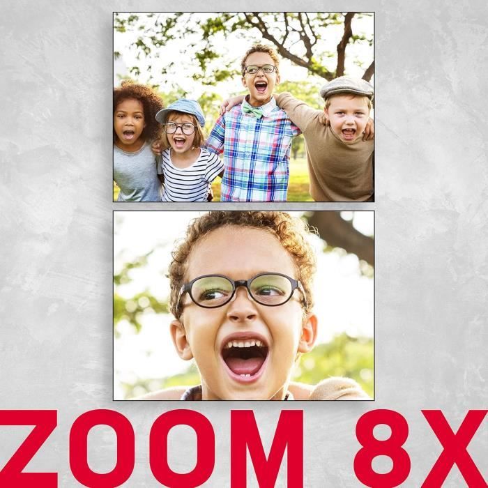 AGFA PHOTO Realishot DC5500 - Appareil Photo Digital Compact, 24 MP Ecran Lcd 24 Zoom Digital 8x Video Hd 720p Memoire Sd Externe Batterie Au Lithium De Argent 88653324