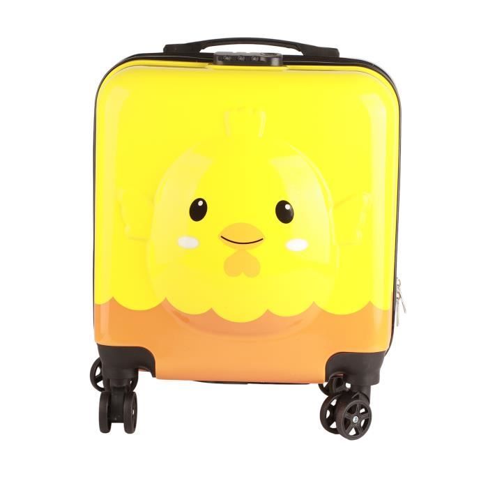 GIANTEX Valise d'Enfant à Roulette Sac à Dos en ABS, Trolley d'Enfant à