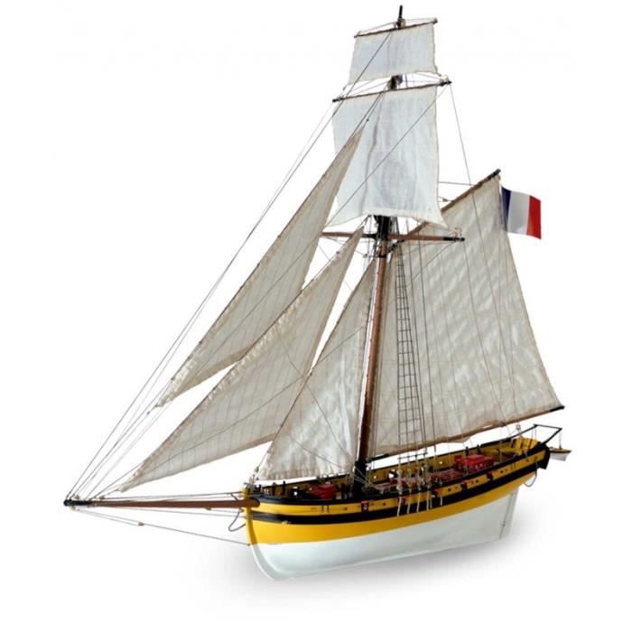 Maquette Bateau de Pêche en Bois Marina II 1:50 : Thonier