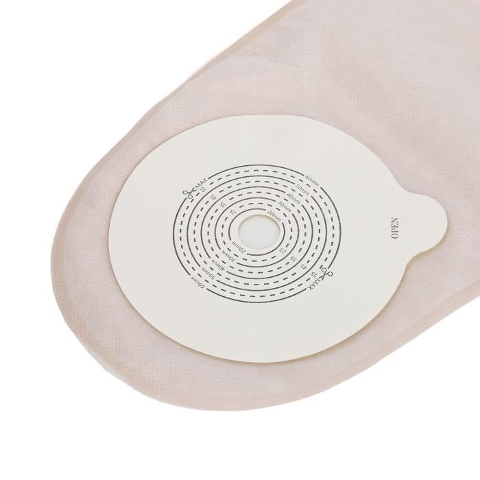 Atyhao pochette de stomie Sac de Colostomie, Sac Videable de 10 Pi?�ces Respectueux de la Peau en 