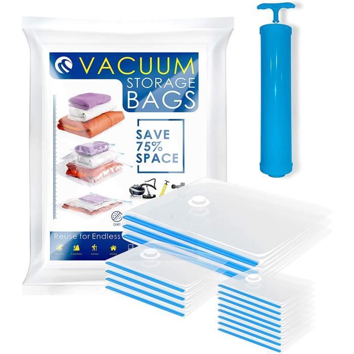 Sac Sous Vide Cdiscount DONGQI Sacs De Rangement Sous Vide Lot De 8 Sacs De Rangement Sous Sac Compression Voyage