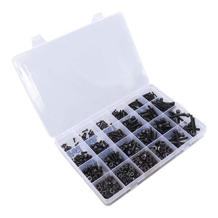 Kit Assortiment De Boulons à Bride Hexagonaux - Grade 8.8 Métrique - Pour Bricolage Et Mécanique