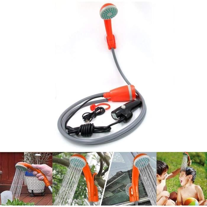 Douche Portable Haute Pression 5 Litres - Pour Camping, Surf, Jardin - Kit Complet