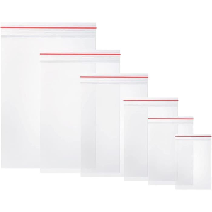Lotto Da 100 Buste Zip Trasparenti 150x200 Mm (15x20 Cm), Spessore 40 Micron, Per Imballaggio