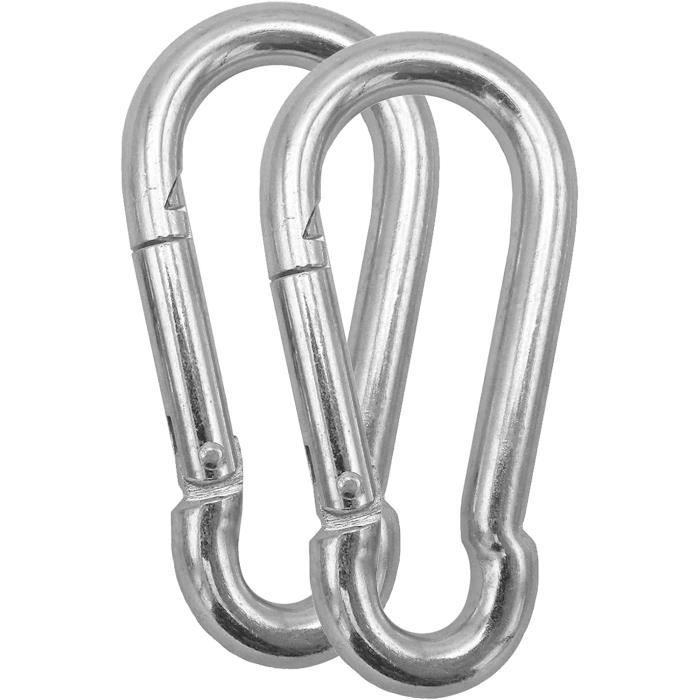 Chaîne Bronze Massif 110 Cm - Avec Mousquetons - Pour Chaise Hamac Suspendue
