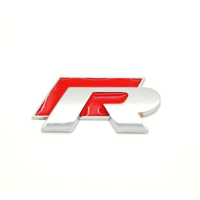 Sticker 3D en métal logo R rouge - Cdiscount Maison