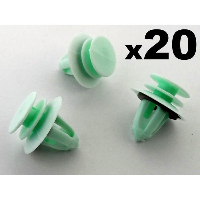 10PCS porte intérieure carte panneau garniture clips montage skoda