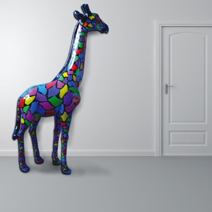 Sculpture en Résine | Girafe Pop Art 195 Bleu, Pop Art, Multi Color - Achat  / Vente statue - statuette - Cdiscount
