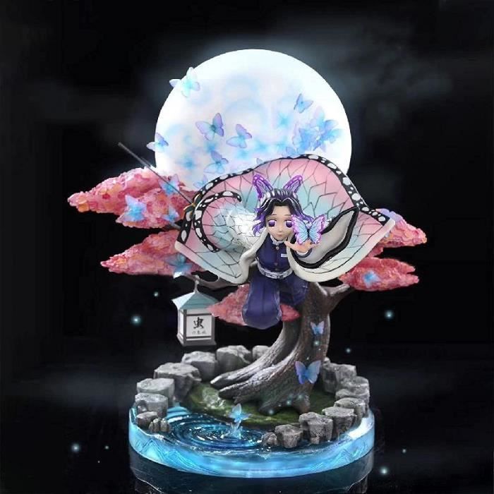 14cm Anime Demon Slayer Kochou Shinobu Uzui Tengen Akaza Figures Kimetsu No Yaiba Pvc Statue Modele Figurine Decoration Enfants Cadeau