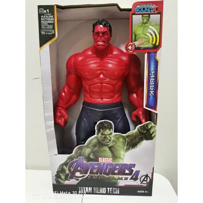 AVENGERS - HULK the Rouge - Figurine Electronique 30cm - Cdiscount