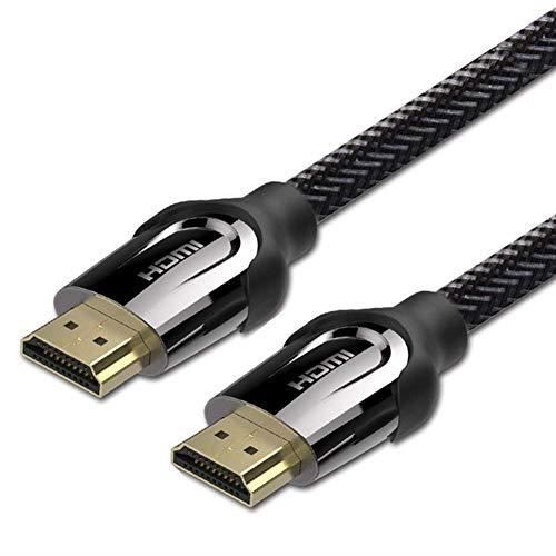 ULTRICS Câble HDMI 3M, 4K HDMI 2.0 Cordon Haute Vitesse 18Gbps Ethernet  Nylon Tressé, Connecteurs Plaqués Or, Retour Audio, Ultra HD - Cdiscount  Informatique
