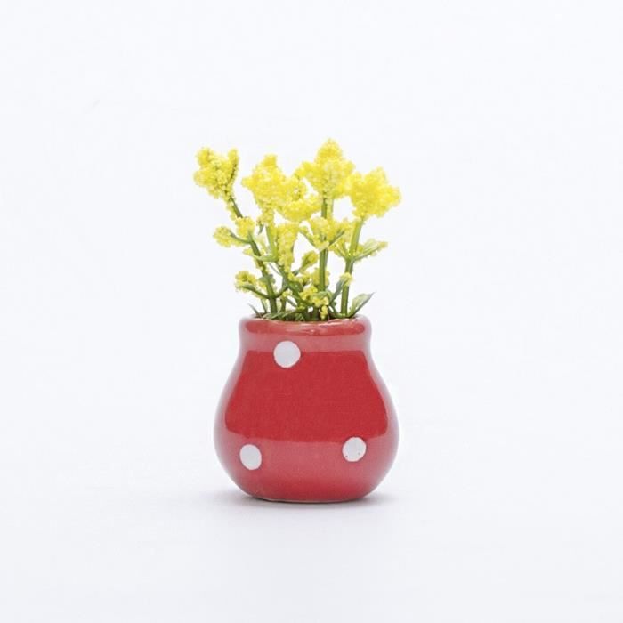 16 Mini Aimants Vase En Résine - Décoration Magnétique Pour Frigo, Tableau Blanc - Kit Coloré, Aimant Puissant - 4