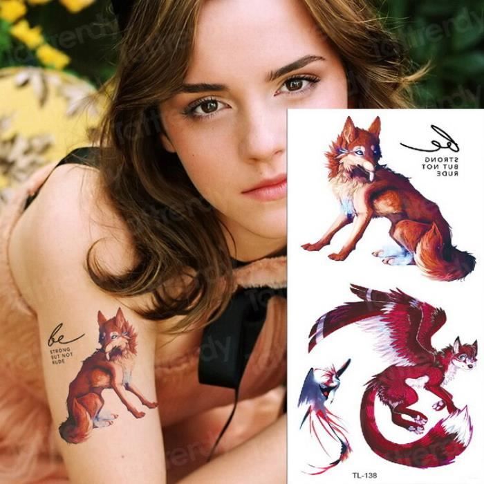 Tatouages Temporaires Lettre Anglaise Cuckold - Autocollants Imperméables - Neuf