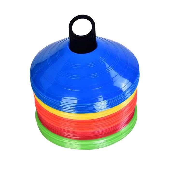 Lot De 10 Marqueurs De Sol Numérotés Antidérapants – Diamètre 23 Cm, Pour Football, Basket, Gym, Jardin, écoles