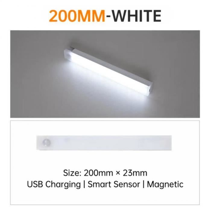 Lampe Sous Meuble Cuisine avec Capteur, 40 cm Lumiere Placard 2 en 1