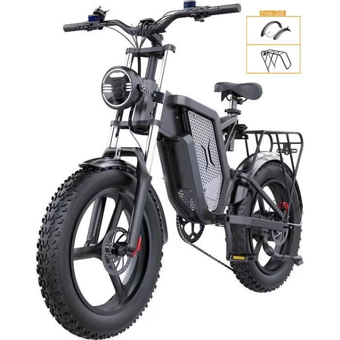 EKX X20 vélo électrique de montagne 20 pouces gros pneu 2000w 48v 30ah hommes route EBike VTT