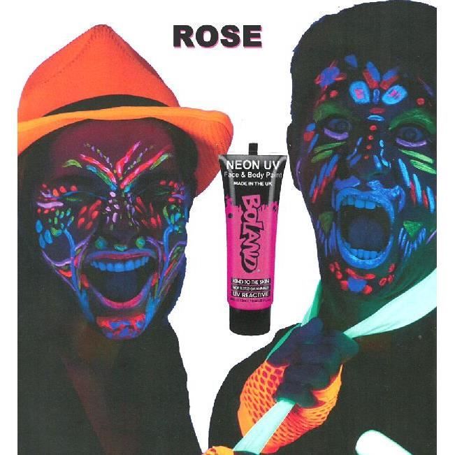 Tube peinture rose fluo UV corps et visage 10 ml Multicolore - Achat /  Vente maquillage - Cdiscount