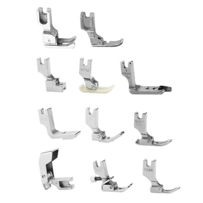 Pieds-de-biche Pour Machine à Coudre Youngine Lot De 15 Pieds De Biche Professionnels à Clipser Pour Machine à Coudre Brother, Singer, Viking, Janome, Kenmore Pied Presseur Universel Machine à Coudre
