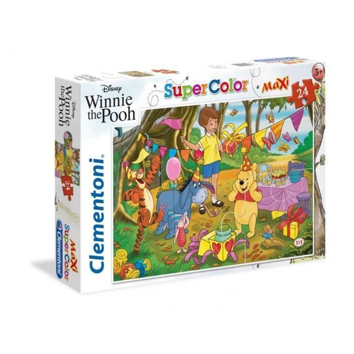 Clementoni -24 pièces Maxi - Winnie l'Ourson