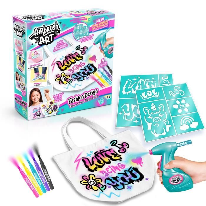 Mallette d'Activités Canal Toys AIR 017 – Kit Airbrush Art avec Spray Électronique - vue 3