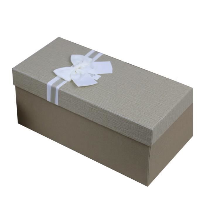 24 5 11 10 Moyenne Boite Cadeau Rectangulaire Emballage Cadeau D Anniversaire Mariage Cadeau Noel Sombre Cdiscount Beaux Arts Et Loisirs Creatifs