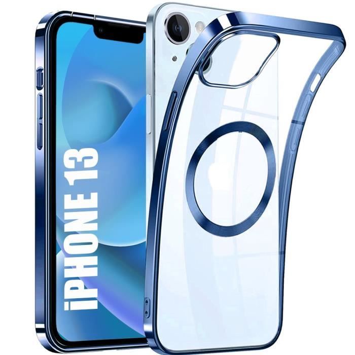 Coque transparent pour iPhone 15 PRO MAX - Silicone avec Cercle magnétique  intégré Phonillico®