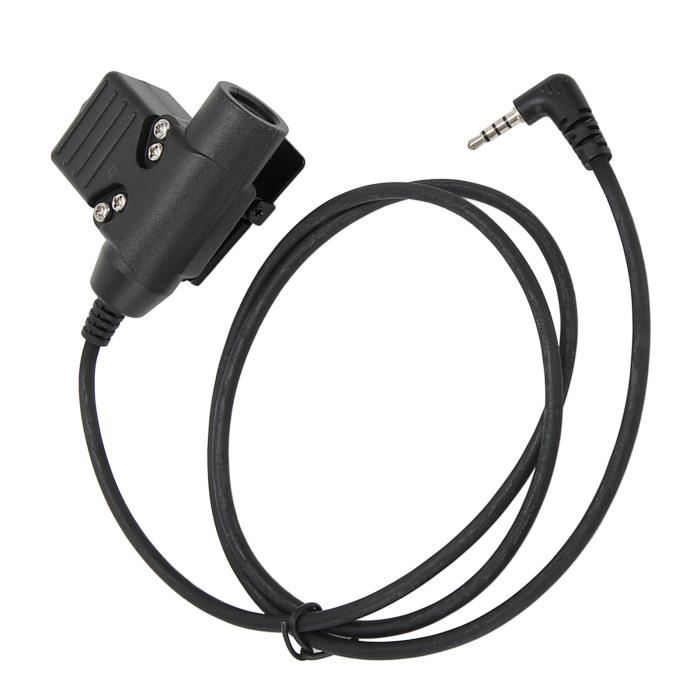 Casque d'écoute robuste Casque Radio, Casque Antibruit Robuste avec U94 PTT pour Hytera PD780