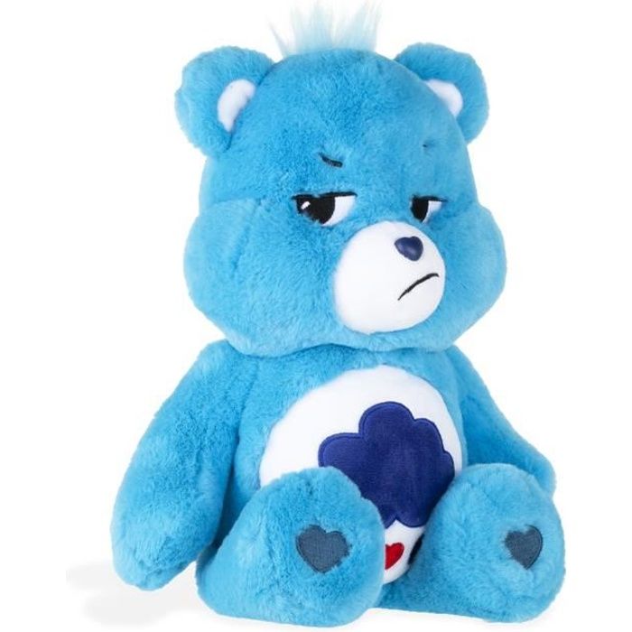 Peluche bisounours bleu 30cm  Peluches et doudous en ligne sur