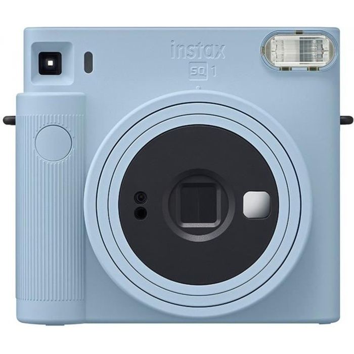 Appareil photo instantané FUJI Instax Square SQ1 Bleu Glacier - Format photo 62x62mm - Livré avec 2 piles lithium CR2/DL