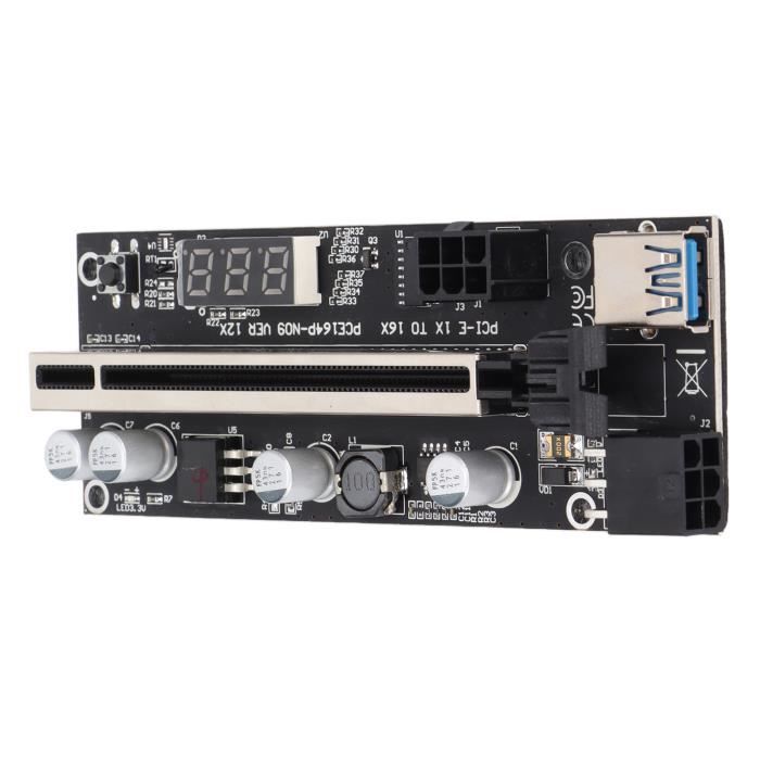 GOTOTOP Carte de montage PCIE 1 à 6 Carte Riser PCIE 1 à 6 Extension