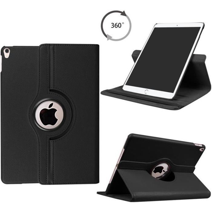 Etui coque Apple iPad Pro 10.5 noir stand - Housse pochette