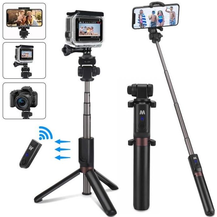 Perche à selfie filmer avec votre GoPro Plus un adaptateur