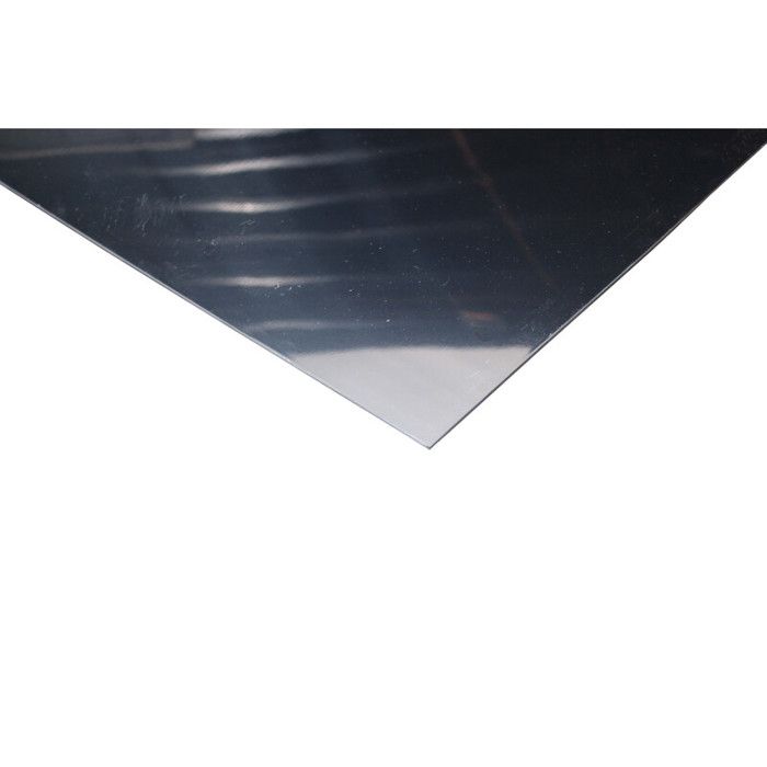 Cr&eacute;dence r&eacute;versible miroir / aluminium brut 1 x 0.50 m &eacute;p. 3 mm