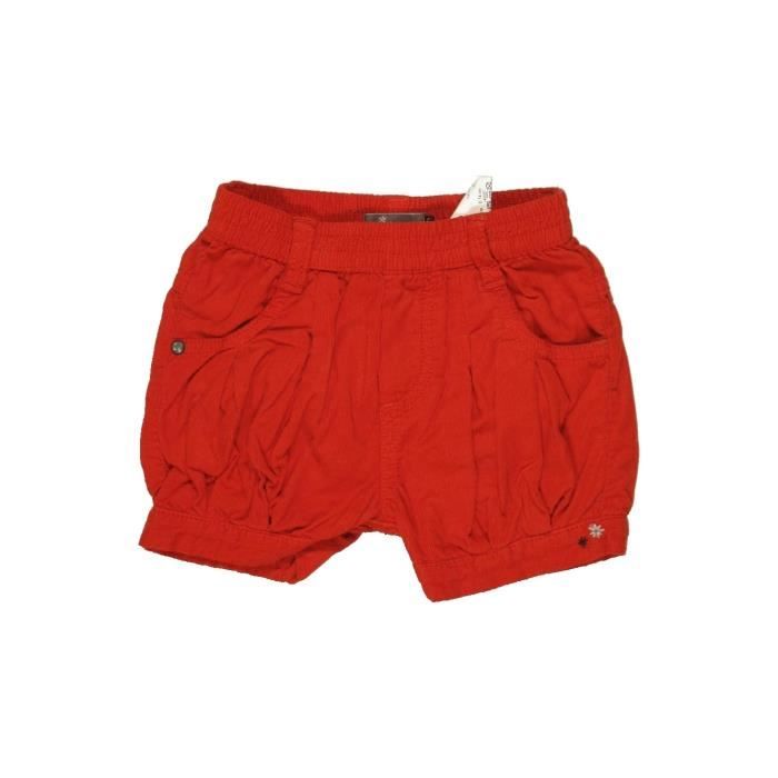 Short Bebe Fille Jean Bourget Rouge Hiver 7811 Rouge Cdiscount Pret A Porter