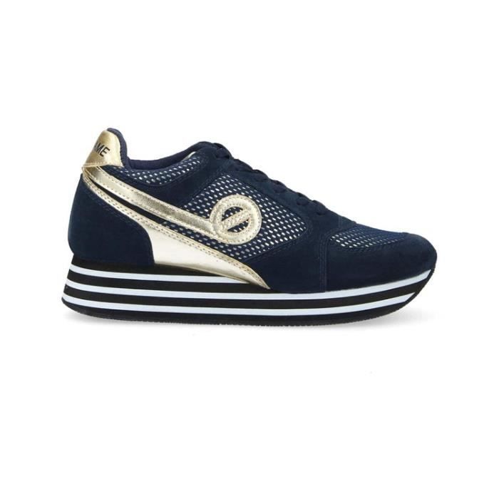 Baskets NO NAME PARKO JOGGER R Talon plat Bleu Textile